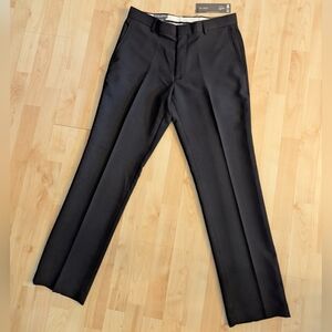 Brand New Michael Brandon Charcoal Slim Fit Trousers Slacks Size 34x32
